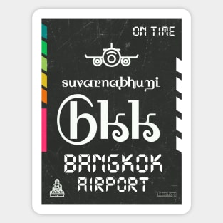 BKK AIRPORT BLACK Sticker